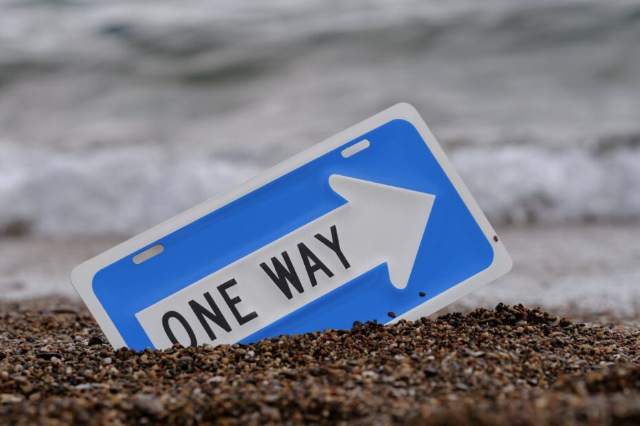 one way sign